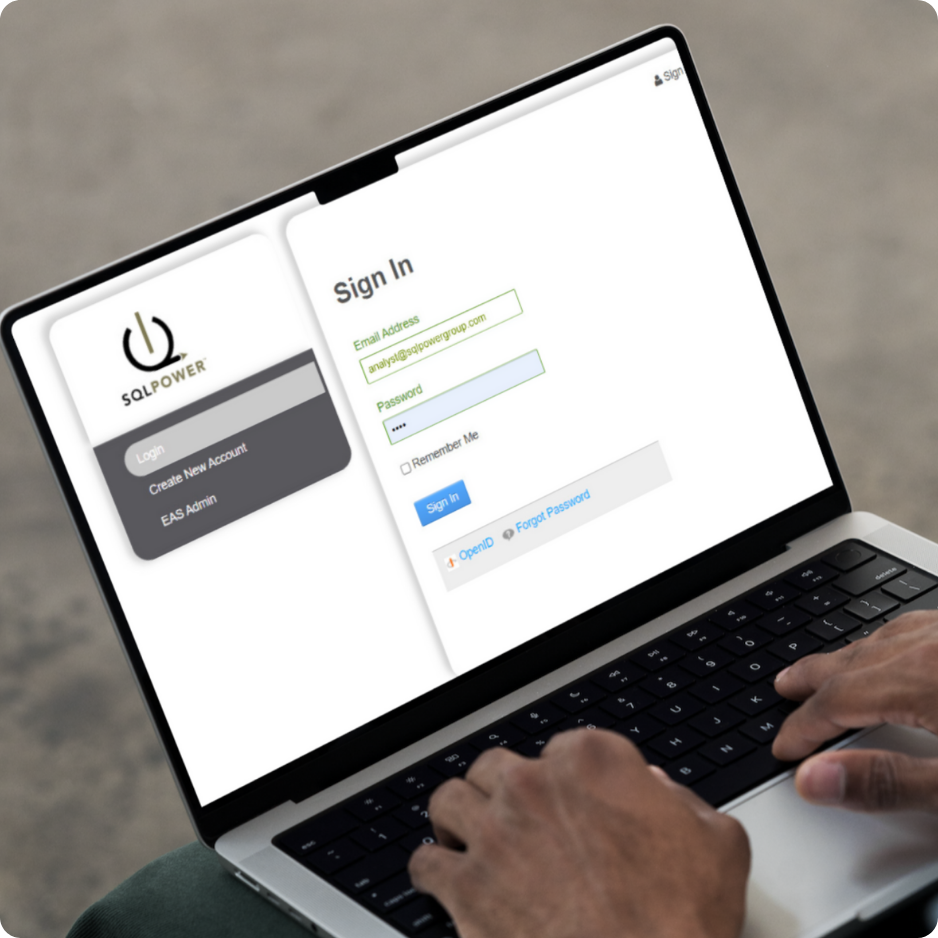 unified web portal sql power web portal